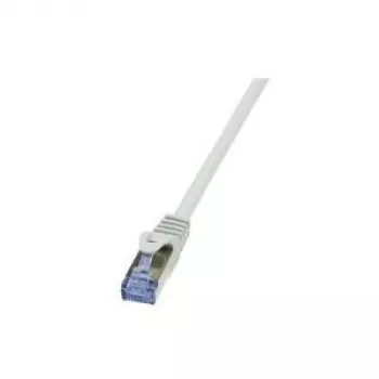 Tinklo kabelis LogiLink CQ3102S RJ-45 Cat6a 15 m Pilka