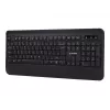 GEMBIRD KB-UML-03 belaidė multimedijos klaviatūra su apšvietimu, USB, juoda