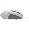 Žaidimų pelės rinkinys Logitech G G502 X su G240 kietuoju pelės kilimėliu – dešinei rankai, optinis 25600 DPI, USB Type-A, 13 mygtukų, baltas