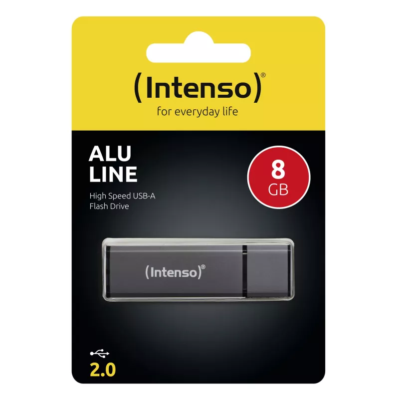 INTENSO atmintukas USB 2.0 8GB antracitas 3521461