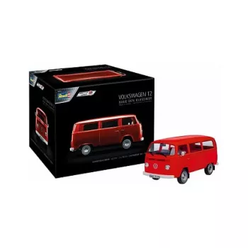 REVELL VW T2 autobuso modelio surinkimo rinkinys, 1:24, ilgis 193 mm, plotis 85 mm