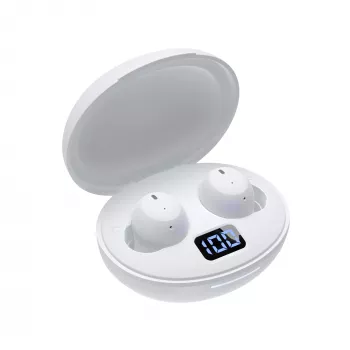 Belaidės ausinės White Shark GEB-TWS-02 Vortex White