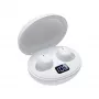 Belaidės ausinės White Shark GEB-TWS-02 Vortex White