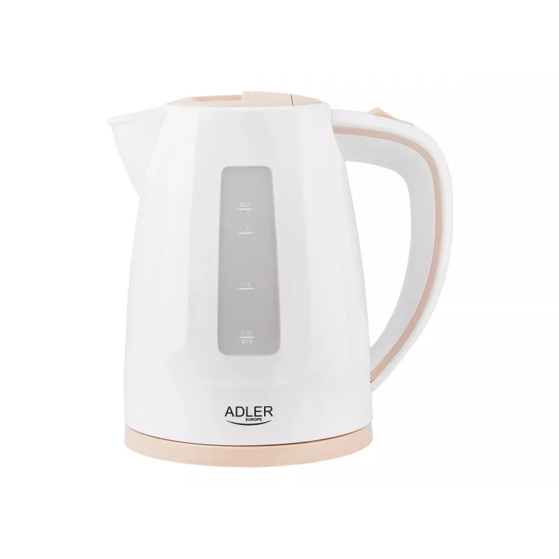 Elektrinis virdulys Adler AD 1264 1,7 L 2200 W Lazdyno riešuto ir baltos spalvos