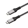 USB-C į USB-C laidas GEMBIRD CCBP-USB4-CMCM240 1,5 m, USB4 Gen 3x2, 40 Gbit/s, 240 W, juodas