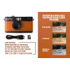 Skaitmeninis fotoaparatas be ekrano Camp Snap CS-V105-BR-JP – ruda kompaktiška kamera be displėjaus
