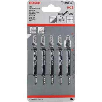 Bosch 2 608 630 310 pjūklo geležtė dėlionėms, HCS plienas, 5 vnt.