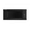 Sieninis stelažas LANBERG WF01-6404-10B 4U 19 colių 600×450×285 mm IP20 juodas, 60 kg talpa