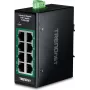 TRENDnet 8 prievadų pramoninis Gigabit PoE+ DIN-bėgio mini jungiklis (TI-PGLC80)