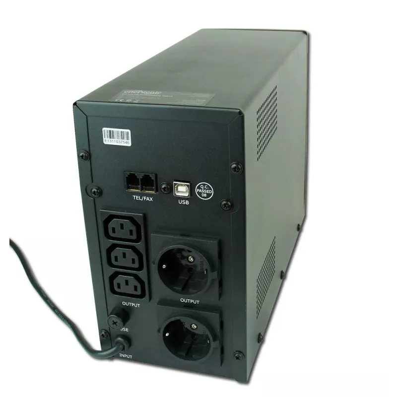 Nepertraukiamo maitinimo šaltinis Gembird EnerGenie EG-UPS-033, linijinis-interaktyvus, 1200 VA / 720 W, 3 lizdai