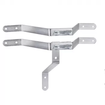 Extralink K250 laikiklis stiebui, 250 mm, su M8 spaustuvais, plieninis, cinkuotas