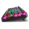 Mechaninė žaidimų klaviatūra Sharkoon Crystal Shark Black DE su RGB apšvietimu
