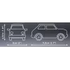 Konstruktorius Cobi Youngtimer Collection Fiat 126p el 24531 – 150 detalių
