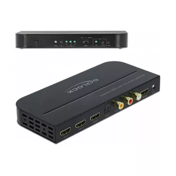 HDMI jungiklis DeLOCK 3 x HDMI į 1 x HDMI išėjimas 4K 60 Hz
