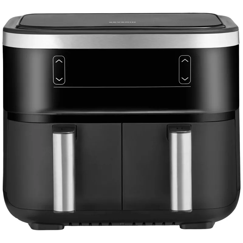 Kepimo skrudintuvas (oro gruzdintuvė) Severin FR 2453 Double 3,25 L 2850 W juoda sidabrinė