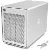 Mercury Elite Pro Quad, sidabrinė diskų dėžė, USB 3.2 Gen 2, tinkama RAID