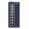 PLANET ISW-1600T tinklo jungiklis Nevaldomas Fast Ethernet (10/100) Mėlynas