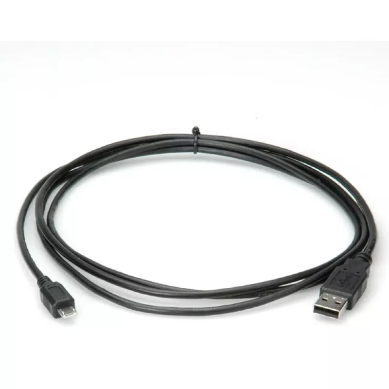 USB 2.0 laidas ROLINE 11.02.8755 3,0 m A tipas (vyriškas) – Micro USB B (vyriškas)
