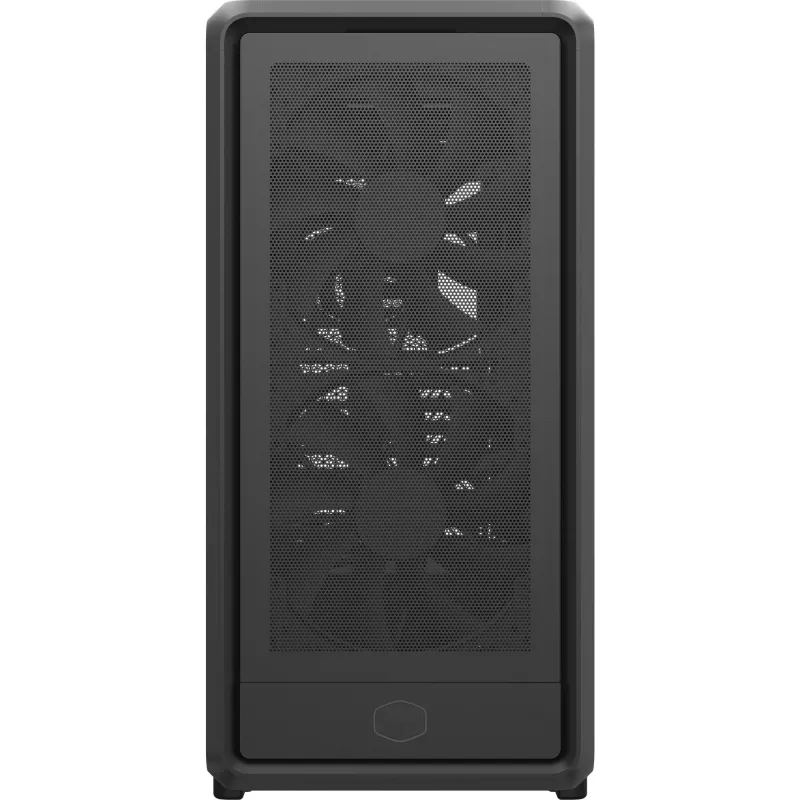 PC korpusas Cooler Master MasterFrame 600 Mesh — juodas, ATX/EATX, 2x200mm priekiniai ventiliatoriai
