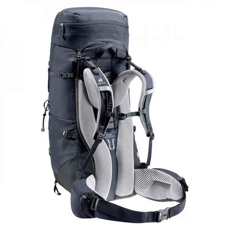Deuter Aircontact Lite 45+10 SL moteriška žygiavimo kuprinė Juoda