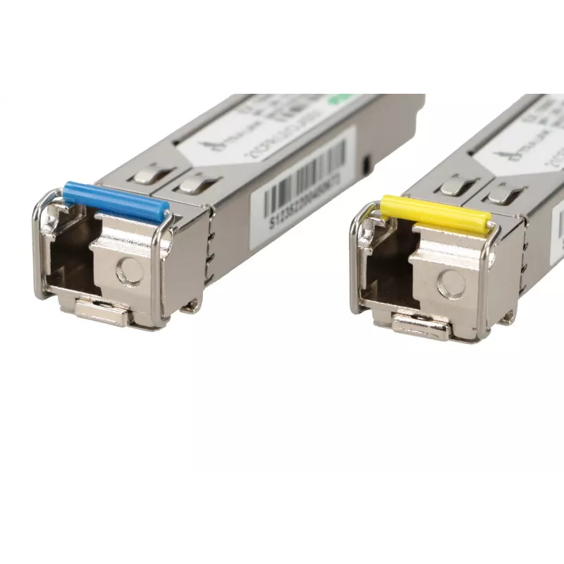 Extralink SFP WDM modulis 1.25G, 1,25 Gbps, 1310/1550 nm, vienmodis, 20 km, LC, DOM, pora, skirta HP/Aruba