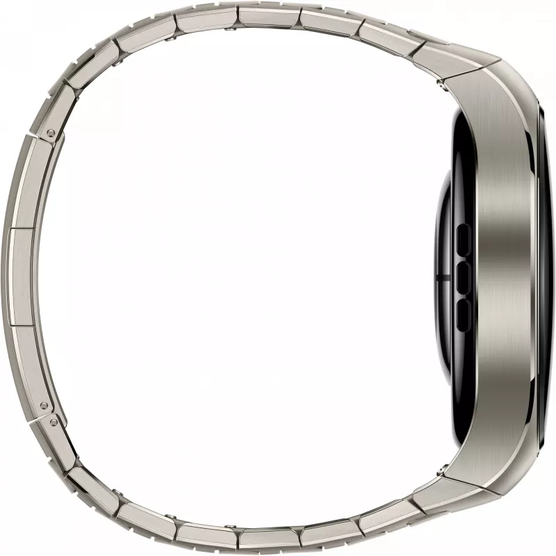 Išmanusis laikrodis HUAWEI WATCH 5, 1,5 col. AMOLED, 466×466, 46 mm titaninis korpusas, Wi‑Fi, GPS, sidabrinis