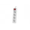 Prailginimo laidas Lanberg PS1-04E-0150-W 1,5 m 4 kištukiniai lizdai vidaus patalpoms baltas