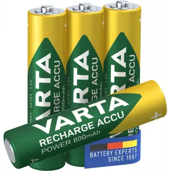 VARTA HR03 AAA įkraunamos baterijos Accu Power 800 mAh 56703 4 vnt. Žalia