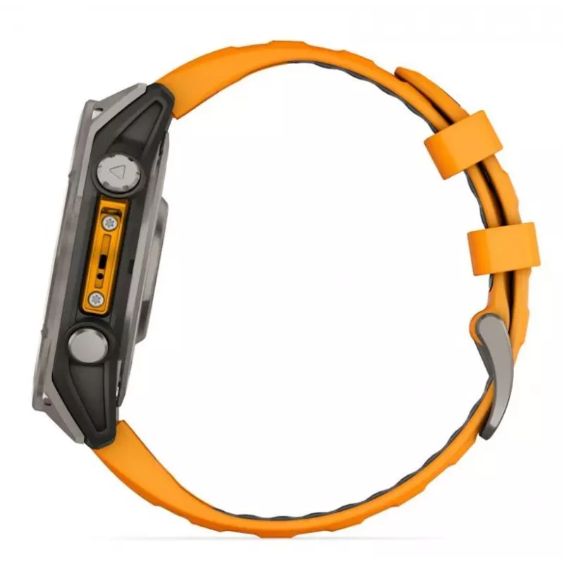 Garmin fenix 8 3,56 cm (1,4 inch) AMOLED 47 mm Skaitmeninis 454 x 454 pikseliai Liečiamas ekranas Grafitas Wi-Fi GPS (palydovas)