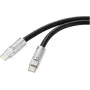 Renkforce USB-C® laidas USB 2.0, USB-C® kištukas – USB-C® kištukas, 0,50 m, juodas RF-6056870