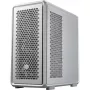 PC korpusas Cooler Master MasterFrame 600 Midi bokštas sidabrinis — ATX/Micro-ATX/ITX, grūdintas stiklas, palaiko 3x140 mm priekinius ventiliatorius