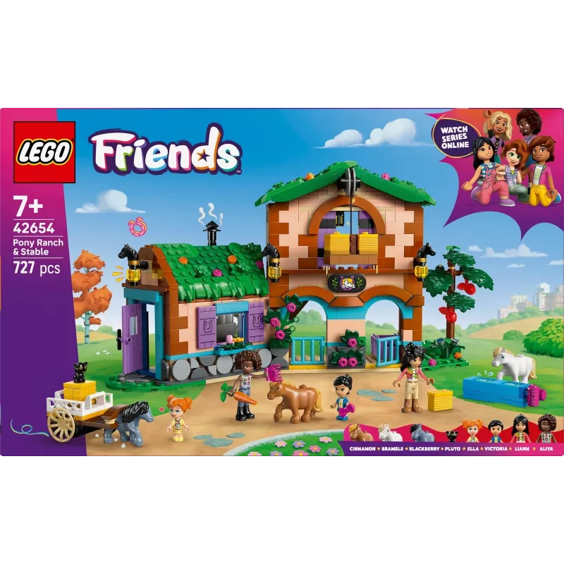 LEGO Friends 42654 Ponių ranča ir arklidė