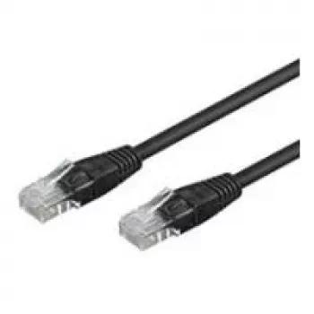 Wentronic Goobay CAT 6 Patch Laidas, U/UTP, Juodas, 7,5 m - CCA vario mišinys (68686)