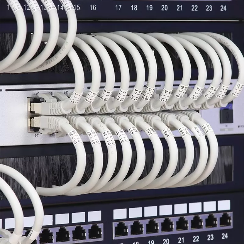 Qoltec 54513 19" stovo šepetinė juosta, 1U