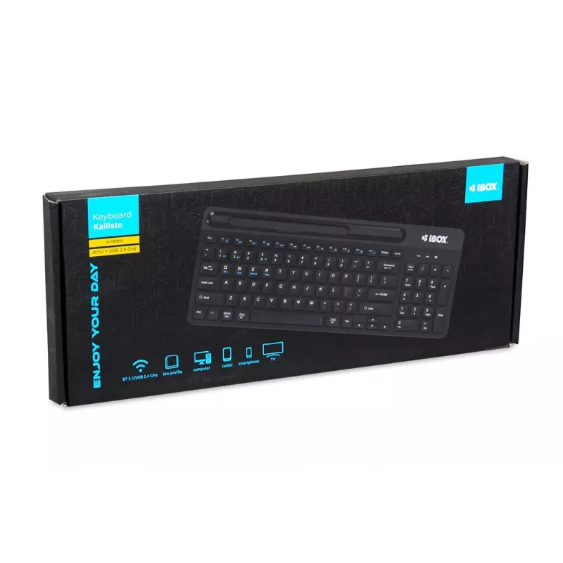Belaidė klaviatūra IBOX Kallisto BT/2.4GHz