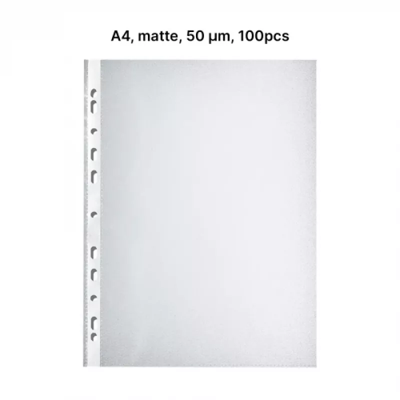 AD Class kišenė su perforacija Orange Peel A4 50 myk., pakuotė 100 vnt.