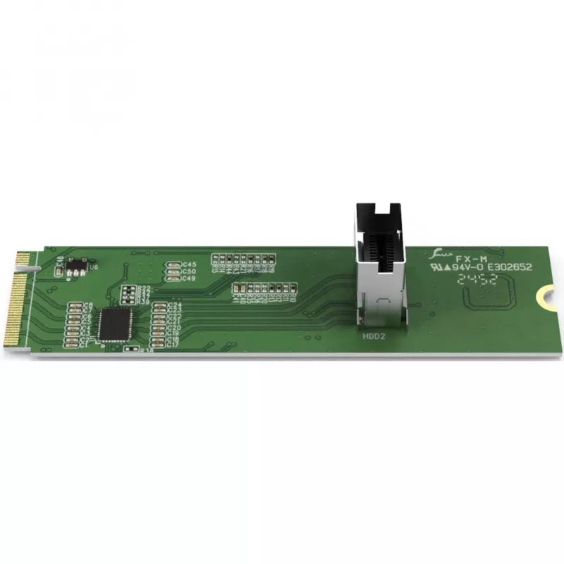 ICY DOCK - M.2 NVMe PCIe 4.0 SSD į SlimSAS 4i adapteris su Redriver