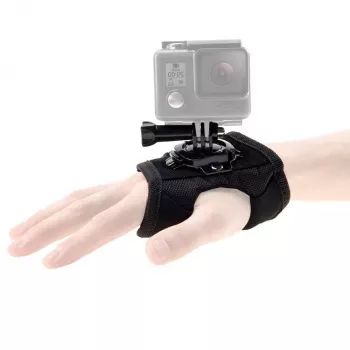 Puluz rankinis dirželis su laikikliu veiksmo kameroms 360° sukimas – suderinamas su GoPro HERO 7/6/5/4/3/2, SJCAM, Xiaomi