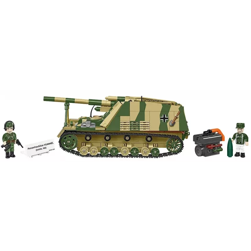 Konstruktorius Cobi Panzehaubitze Hummel 1118 dalių modelio rinkinys
