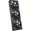 NZXT Performance F360X RGB korpuso ventiliatorius, 360 mm, vienas rėmas, juodos spalvos