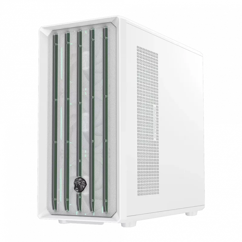 Gamemax CLAW 460 WH | Baltas vidutinis bokštas | Korpusas