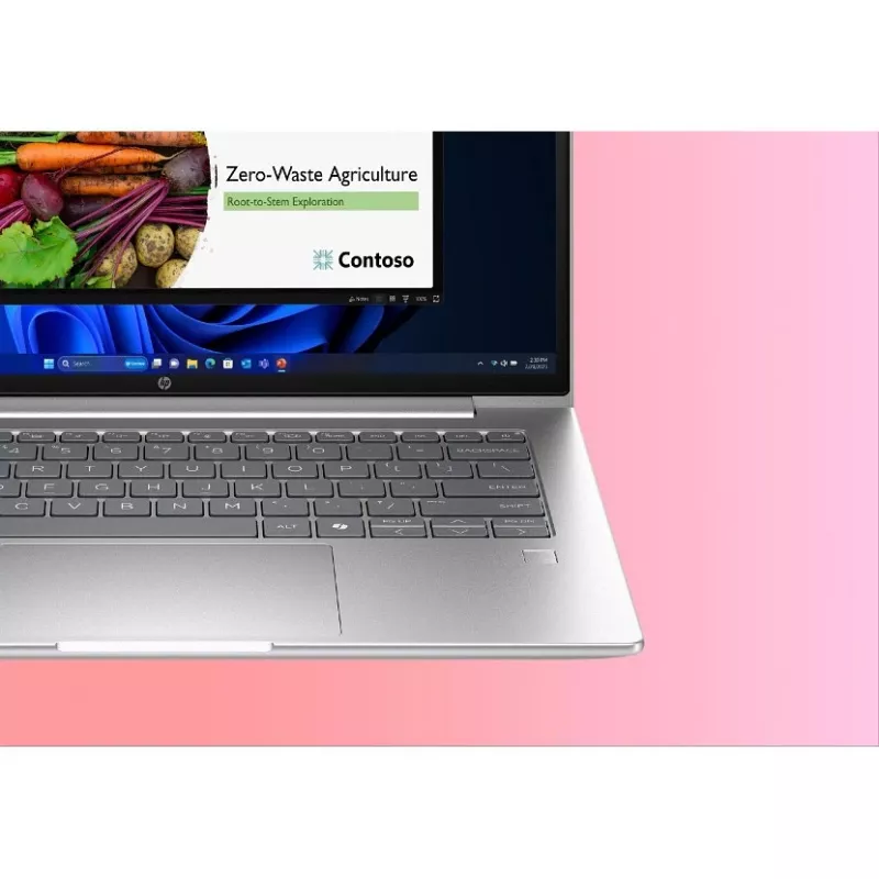 HP ProBook 4 G1i nešiojamas kompiuteris AI - 177 laipsnių vyriai - Intel Core Ultra 7 255U / 2 GHz - Win 11 Pro - Intel Graphics - 24 GB RAM - 512 GB SSD NVMe - 35,6 cm (14 colių)