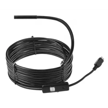 USB endoskopas MEDIA-TECH ENDOSCOPE 66° CMOS, 640x480 30fps, IP67, 6 LED, magnetas ir kabliukas