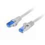 Tinklo kabelis LANBERG PCF6A-10CC-0500-S Cat6a S/FTP RJ-45–RJ-45 5 m Pilka LSZH