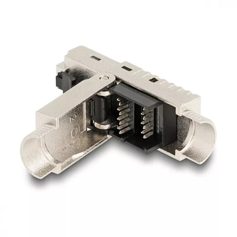 DeLOCK RJ45 kištukas lauko montavimui Cat.6A su kabelio įvadu ir dulkių dangteliu