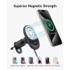 Belaidis magnetinis automobilinis kroviklis Anker MagGo 15W – 15W Qi greitasis krovimas išmaniesiems telefonams, juodas