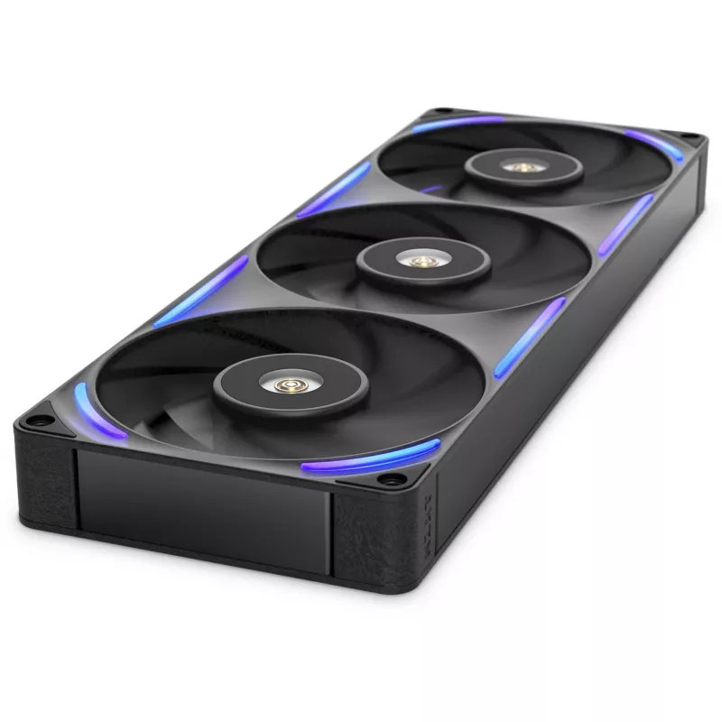 NZXT Performance F360X RGB korpuso ventiliatorius, 360 mm, vienas rėmas, juodos spalvos