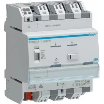 HAGER TXA661A Dimeris KNX easy, 1 kanalas 300W, universalus (TXA661A)