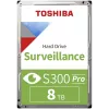 Toshiba S300 Pro vidinis kietasis diskas stebėjimo sistemoms 8 TB 7200 RPM 512 MB 3.5 Serial ATA III