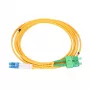 Patchcordas Extralink SC/APC – LC/PC vienmodis dupleksas 9/125 µm 2 mm, 1,5 m